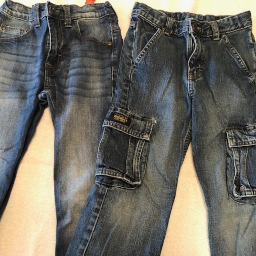 Boys Wrangler Jeans Size 7 Regular (2 pairs)